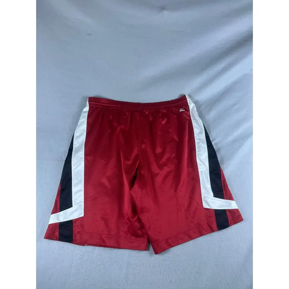 Vintage Y2K Nike Basketball Shorts Mens XXL Red White Black Swoosh Athletics